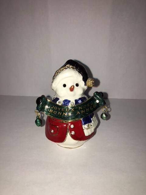 Qifu Snowman Figurine