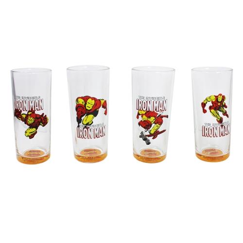 Disney Iron Man Glasses Set 4 Pcs