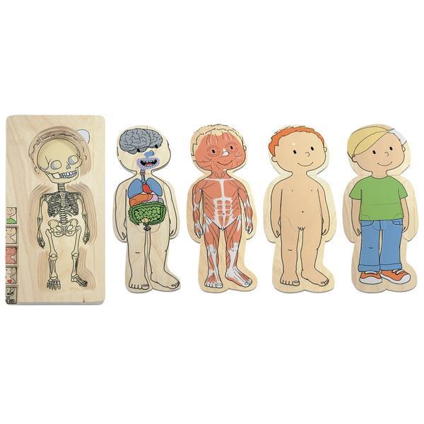 Hape Your Body Boy 5 Large Puzzle
