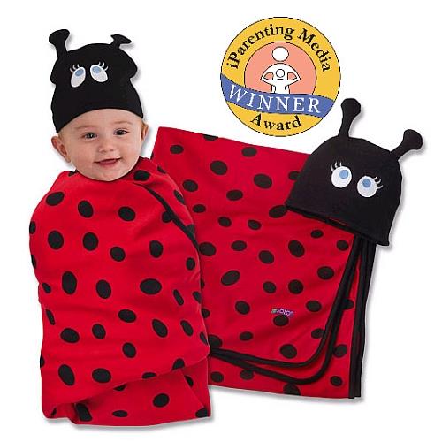 SOZO Swaddle & Cap Set Ladybug