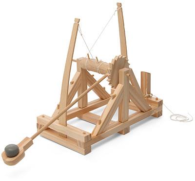 Leonardo Da Vinci Wooden Catapult