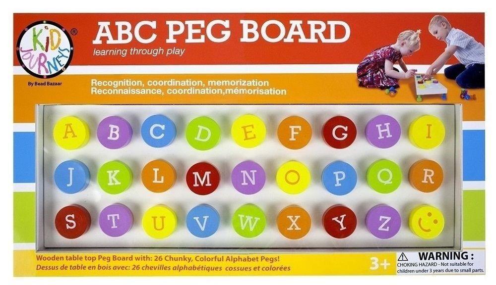 Bead Bazaar ABC pegboard