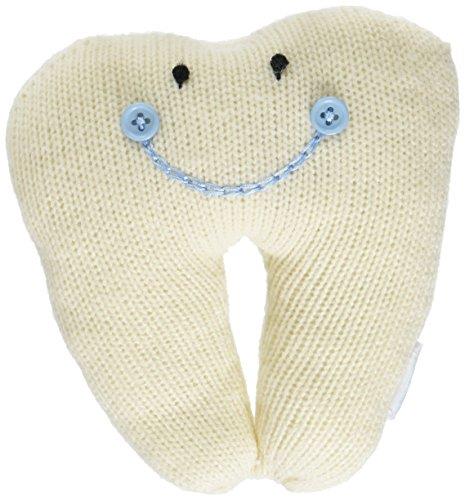 Knit Tooth Pillow Blue