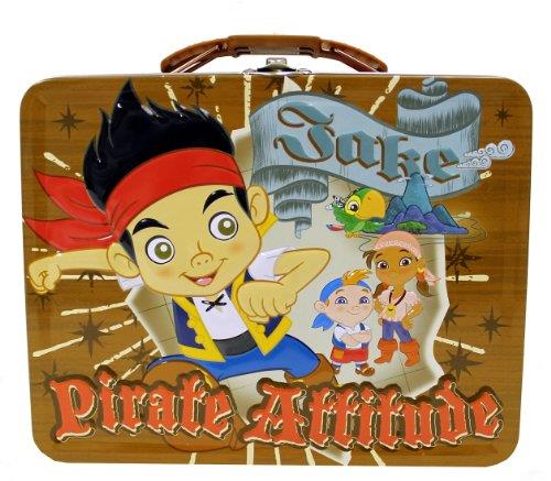Jake and the Neverland Pirates Tin Lunch Box Brown