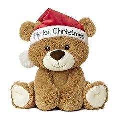 Aurora Plush My First Christmas Bear