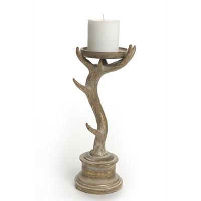Candle Holder Deer Antler