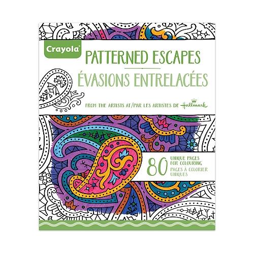 Crayola Adult Colouring Book Pattern Escape