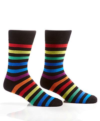 Yo Sox Men Socks Multicolored Stripes