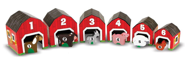 Melissa & Doug Nesting and Sorting Barns and Animals