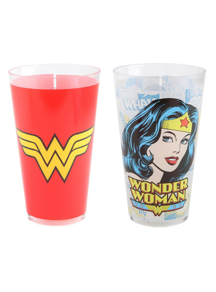 DC Wonder Woman Set of 2 Acrylic Cups