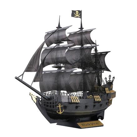 Paper Nano Black Pirate Ship