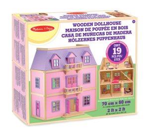 Melissa & Doug Multi Level Doll House Wood - Jouets LOL Toys