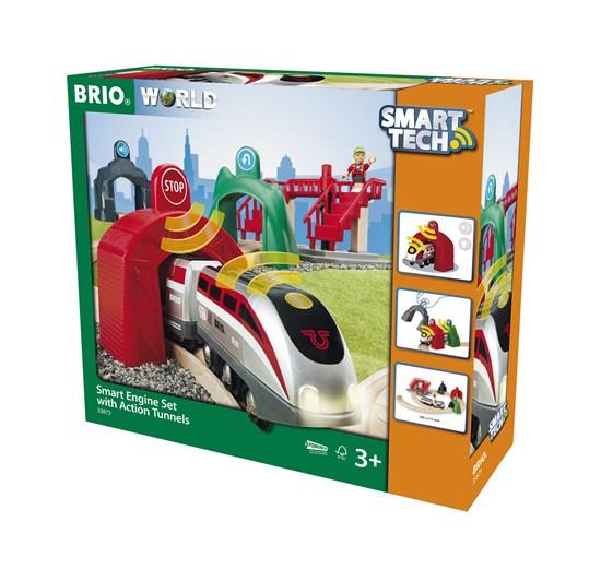 Brio Smart Engine Set With Action Tunnels - 33873
