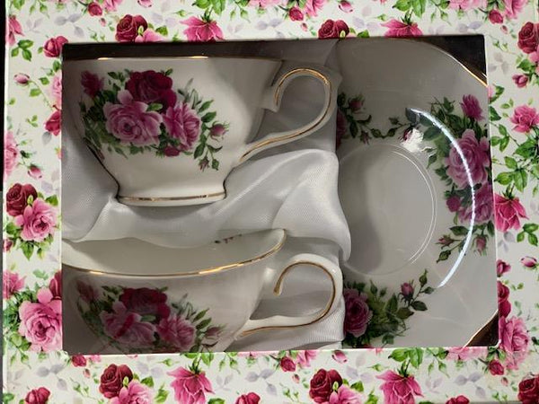 Vintage Grace Teaware Teacup & Saucer Set - Jouets LOL Toysv