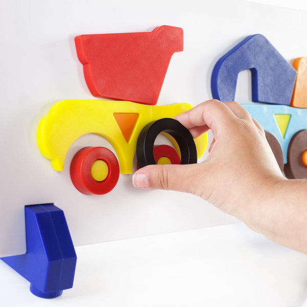 Guidecraft Sort and Match Construction Trucks - Jouets LOL Toys