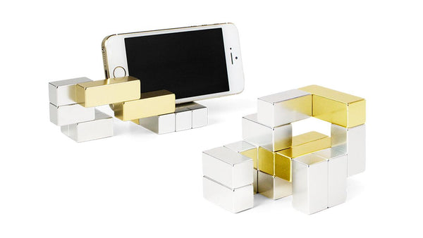 Playable Art Metal Cube (Gold/Silver) - Jouets LOL Toys