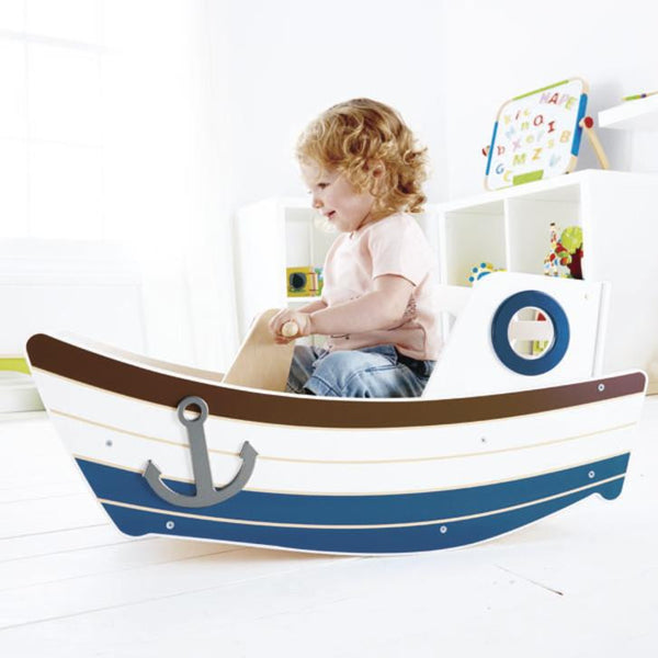 Hape High Seas Rocker Boat - Jouets LOL Toys