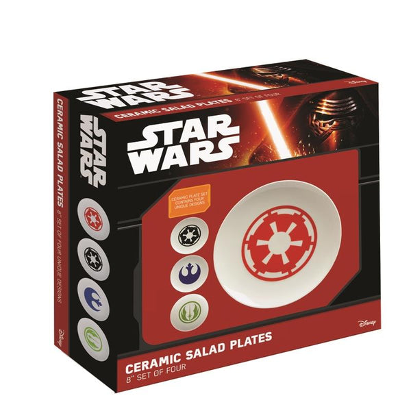 Star Wars 4 Pcs Ceramic Plate - Jouets LOL Toys