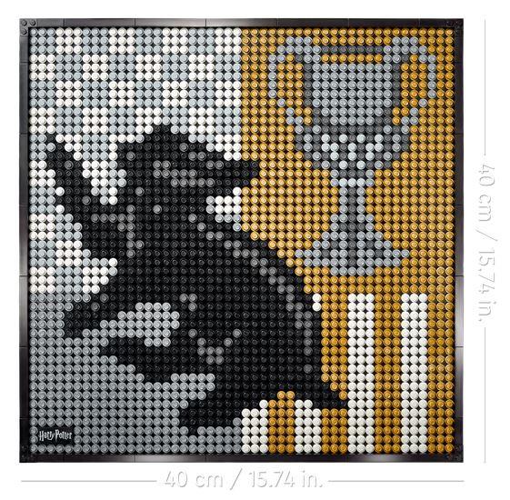 Lego Harry Potter Hogwarts Crests Dot Art - 31201