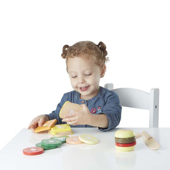 Melissa & Doug Wooden Sandwich Making Set