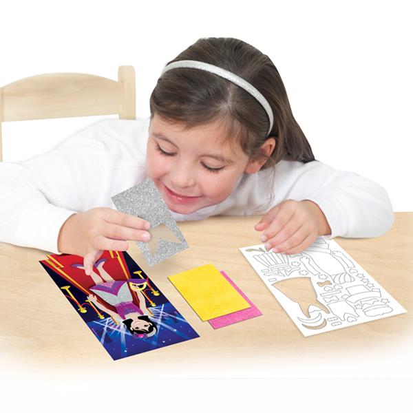Melissa & Doug Mess-Free Glitter Fancy Party Fashions-Jouets LOL Toys