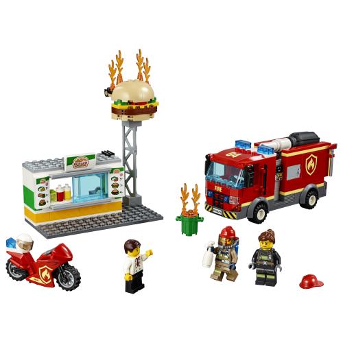 Lego City Burger Bar Fire Rescue - 60214 - Jouets LOL Toys