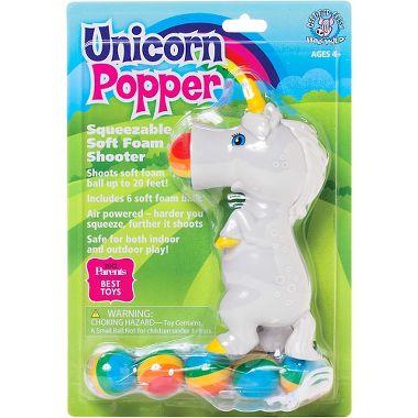Squeeze Popper Unicorn White