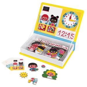 Janod Magnetibook Learn To Tell Time - Jouets LOL Toys