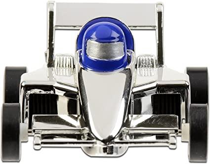 Aeromax Silver Aero Pull Back Race Car (Blue)