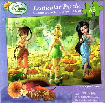 Disney Tinkerbell Lost Treasure Lenticular Puzzle