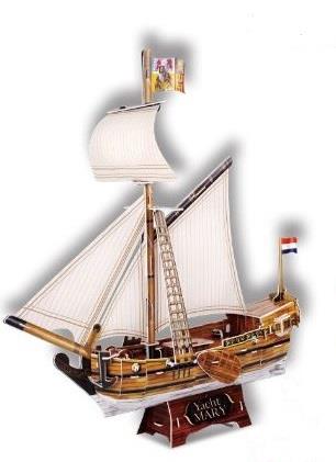 3D Puzzle Yacht Mary - Jouets LOL Toys