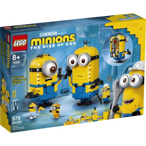 Lego Minions Brick-Built Minions and their Lair - 75551