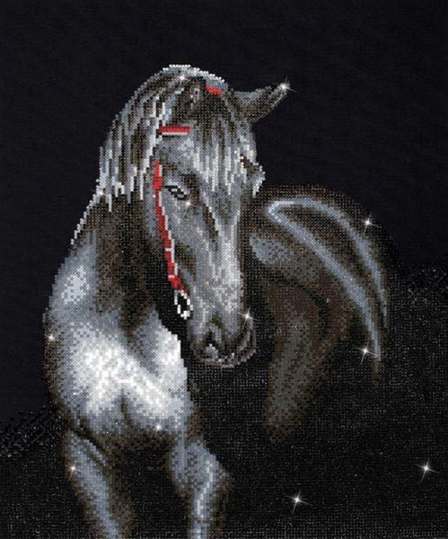 Diamond Dotz Poster Midnight Stallion