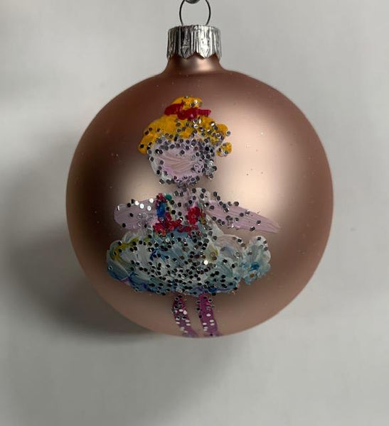 Ornament by Katerina Mertikas - Ballerina Dance (Pink Ornament)