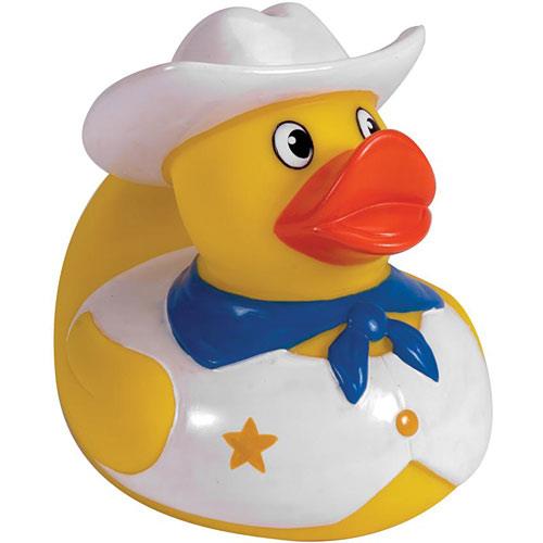 Schylling Rubber Duck Cowboy (White)