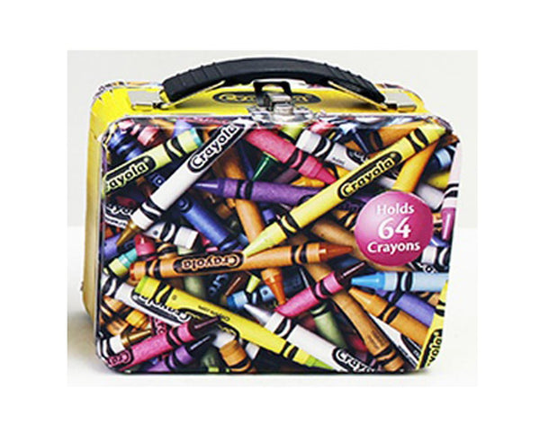 Crayola Tin Small Carry Case (Multicolored Crayons)