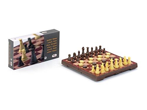 Magnetic Chess And Checker Game Small - Jouets LOL Toys