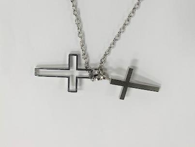 2 Crosses Necklace