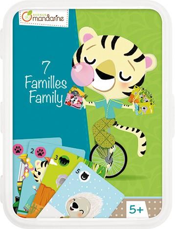 Avenue Mandarine Card Games 7 Families Animals