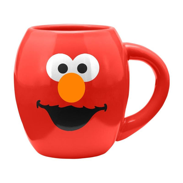 Sesame Street Elmo Oval Ceramic Mug - Jouets LOL Toys