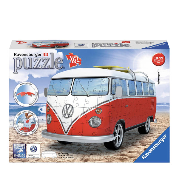 Ravensburger 3D Puzzle Volkswagen Red Bus (162pcs)
