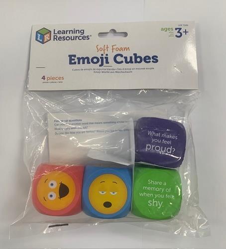 Learning Resources Emoji Soft Foam Cubes