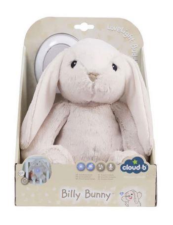 Cloud B Billy Bunny Love Light Plush