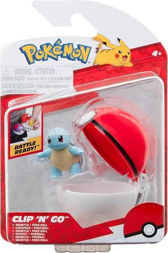 Pokemon Clip 'n' Go Squirtle With Pokeball