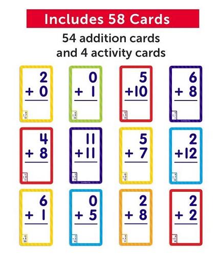Scholastic Addition 0-12 Flash Cards