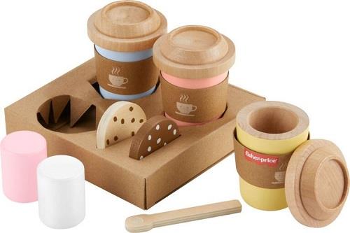 Fisher Price Wooden Coffee To Go Set