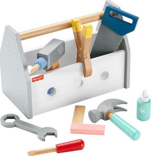 Fisher Price Wooden Tool Box Set