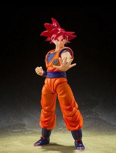 Dragon Ball Daima Super Saiyan God Goku Figure