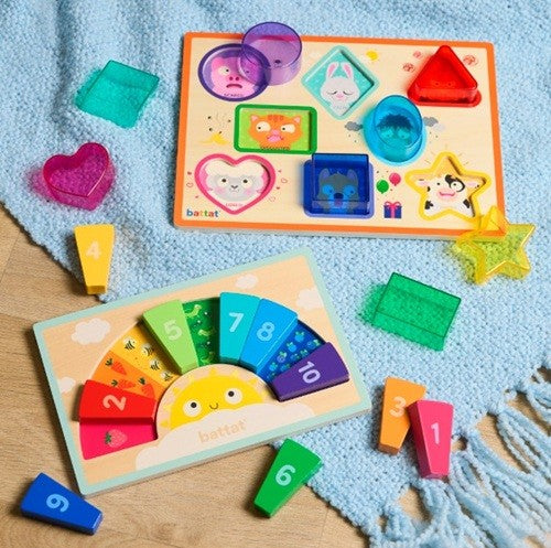 Battat Puzzle Pals Duo de copains casse-tête