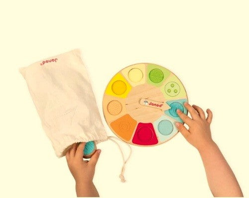 Janod Tactile Memo Game - Jeu de mémoire tactile